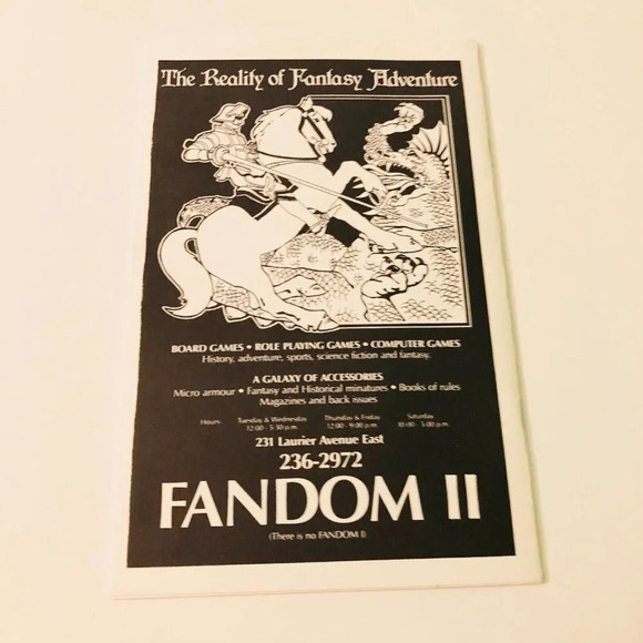 Vintage 1985 CanGames 85 Booklet Annual Gaming Convention - Picture 12 of 12